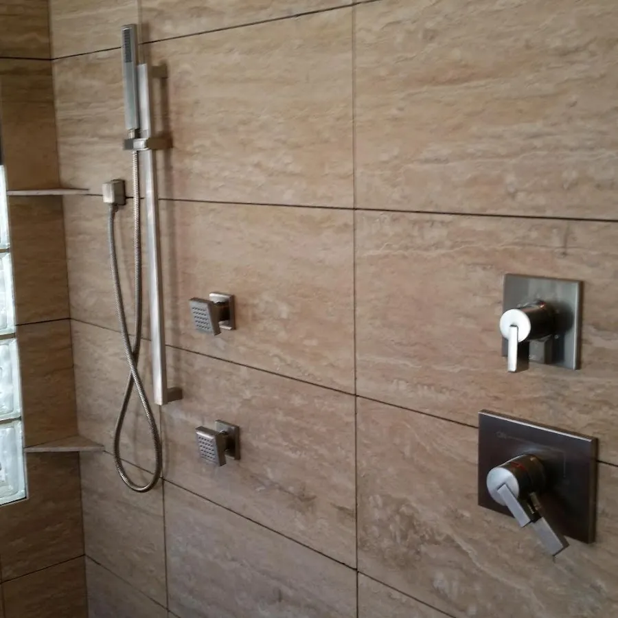 Shower fixture installation for Water Heater Installation in Roscoe